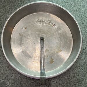 Vintage Bake King aluminum cake pan with easy release.